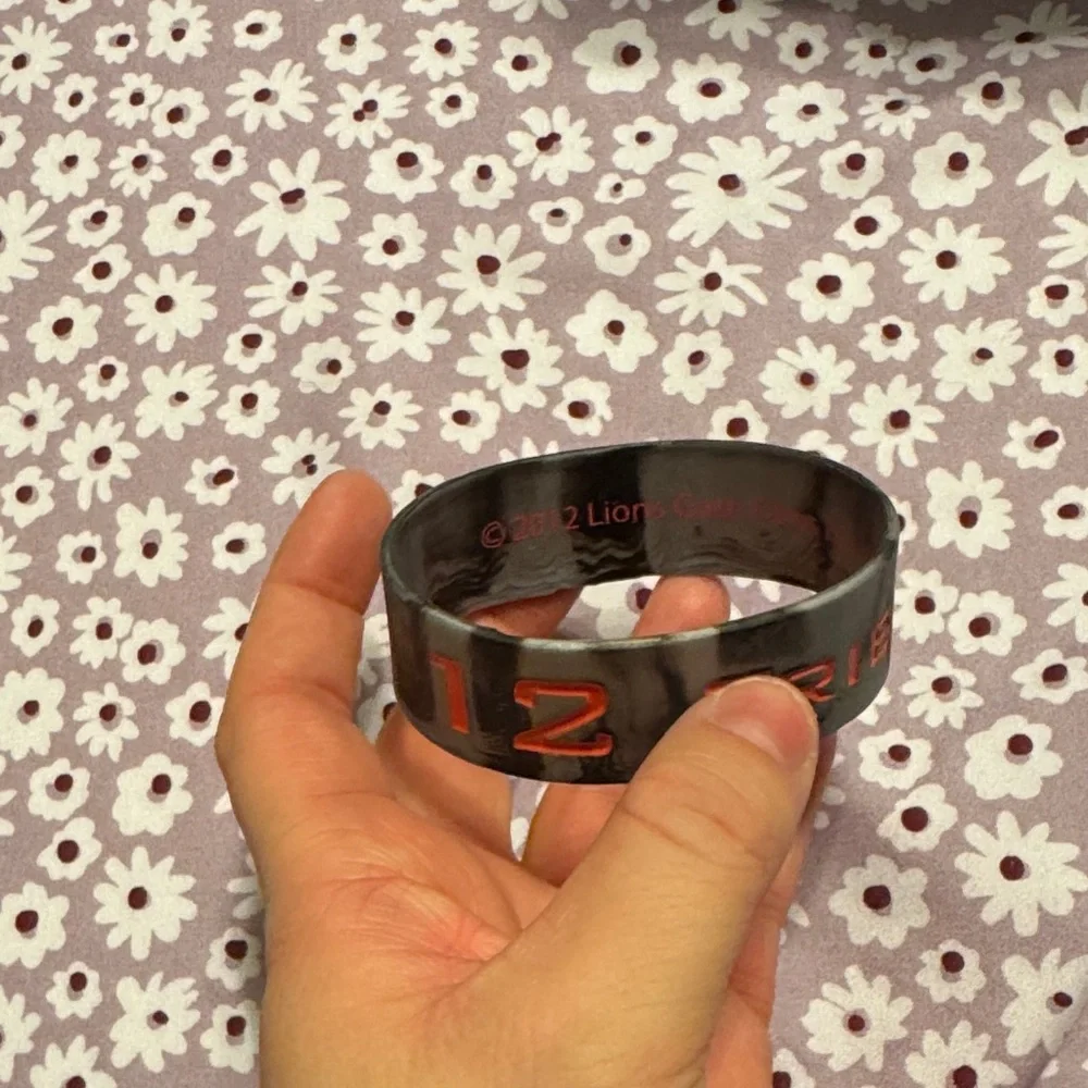 Hunger games rubber bracelet